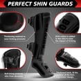 thumbnail image 4 of Protectores de Espinilla para Kickboxing y Muay Thai con Guantes de Boxeo, 4 of 7