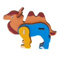 thumbnail image 3 of Rompecabezas de animales de madera Sunnimix Juguete de educación Cognición Inteligencia Modelo de Animal, 3 of 8