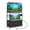 Black, variant on Fish Tank Stand for 20-29 Gallon, Metal Double Aquarium Stand with Cabinet, Heavy Duty Reptile Terrarium Stand for Home Office, 31.5"L x 15.7"W x 32.5"H, 330 LBS Capacity, Black/Brown