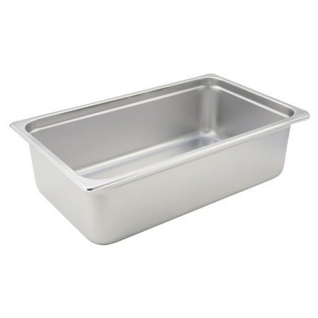 

Anti jam Steam Pan Full size 6 23 Gauge Stainless Steel 4 packs