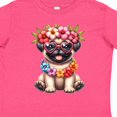 thumbnail image 4 of Inktastic Hawaiian Pug Boys or Girls Toddler T-Shirt, 4 of 5