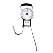 Manual Luggage Baggage Scale with Tape Measure with Dial Analog Display Travel Size Portable Take Along