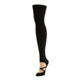thumbnail image 2 of MeMoi Criss Class Semi-Footless Tights - Womens - Female, Medium/Large, Black, 2 of 2