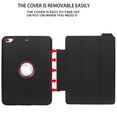 thumbnail image 3 of Mignova For New iPad 9.7 2017/2018 Case Heavy Duty Full Body Rugged Protective Case with Auto Sleep/Wake Up Stand Folio&Three Layer Design for Apple iPad 9.7 inch 2017/2018 (Black+Purple), 3 of 9