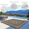 thumbnail image 3 of Grey Boho Outdoor Rug for Patio/Deck/Porch, Non-Slip Large Area Rug 6 x 9 Ft, Vintage Ethnic Tribe Abstract Art Floral Indoor Outdoor Rugs Washable Area Rugs, Reversible Camping Rug Carpet Runner, 3 of 8