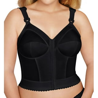 Exquisite Form Fully Womens Front Close Longline Bra 5107530, 34 B