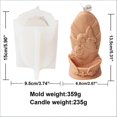thumbnail image 3 of Geometric Candle Mold Silicone Mold for Candle Making Reusable Candle Resin Epoxy Mould Casting Molds DIY Silicone Mould, 3 of 4