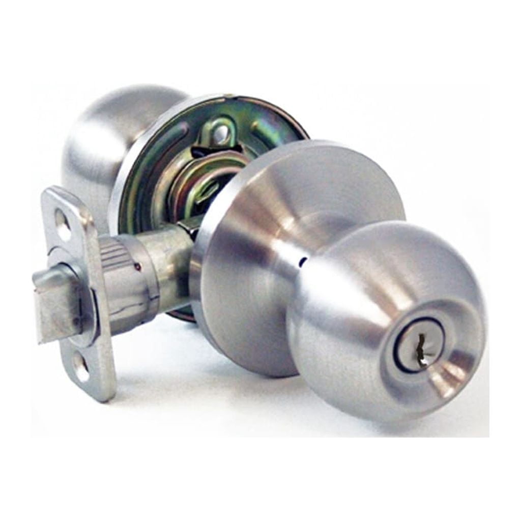 Atlas Classic Entry Locking Door Knob, Oil Rubbed Bronze