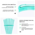 thumbnail image 6 of Detangling Hair Brush Wide Tooth Comb Set for Black Natural Curly Wet Dry Thick Long Hair Afro American Type 3a-4c, Comfortable Grip Easy to Clean, 6 of 7