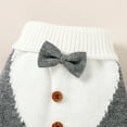 thumbnail image 4 of Dogs Sweaters Knitted Fall Pet Pullover Fashion Tie Cats Clothing Gentleman Bulldog Chihuahua Winter Dress Warm Waistcoat, 4 of 6