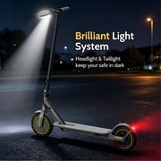 MOCRXO Electric Scooter for Adults, 350W Motor, 19 mph Max Speed, 21 Miles Range, 8.5 in Solid Tires, Foldable E-Scooter