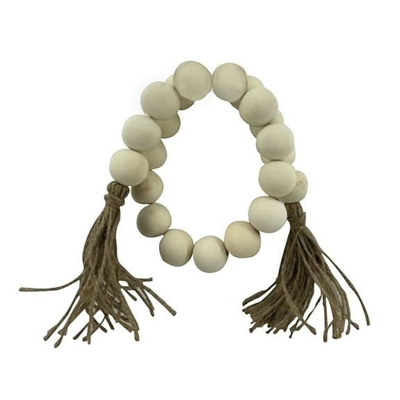 Mainstays Indoor Oriental Minimalist Tabletop Home Dcor Made of Wood Color Black 1" Beads