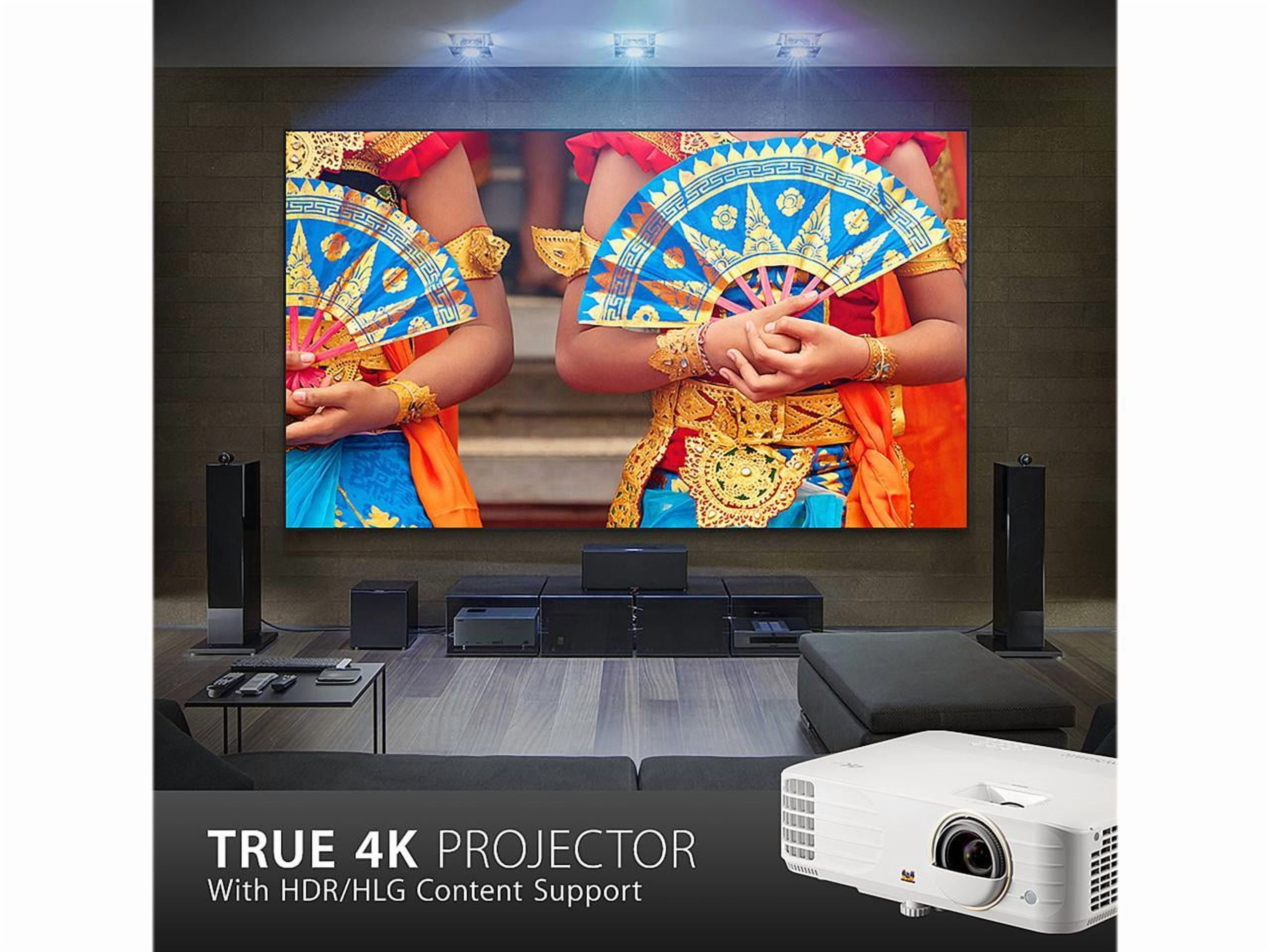 ViewSonic 4K UHD Projector PX748-4K, 4000 Lumens, 240 Hz, HDR