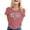 AB11 Pink, variant on Bainana Women's Easter T-Shirt Letter Print Round Neck Short Sleeve T Shirt Top Ladies Festival Summer Cozy Soft Tee Shirts Blue Size L