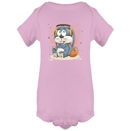 

Funny Rabbit With Basketball Bodysuit Infant -Image by Shutterstock 6 Months
