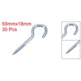 thumbnail image 5 of 35pcs 2 "ganchos de techo de techo gancho tornillo suspensión for uso en interiores y exteriores for luces colgantes linternas, 5 of 5