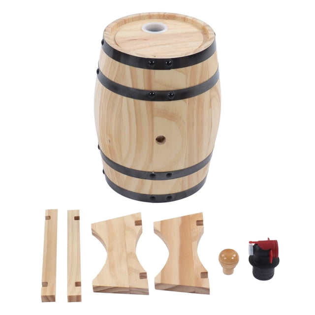 Barriles De Roble Para Vino, Adornos Decorativos De Sellado, Barriles De Envejecimiento De Roble, Grano De Madera Transparente Para Restaurante ANGGREK Otros