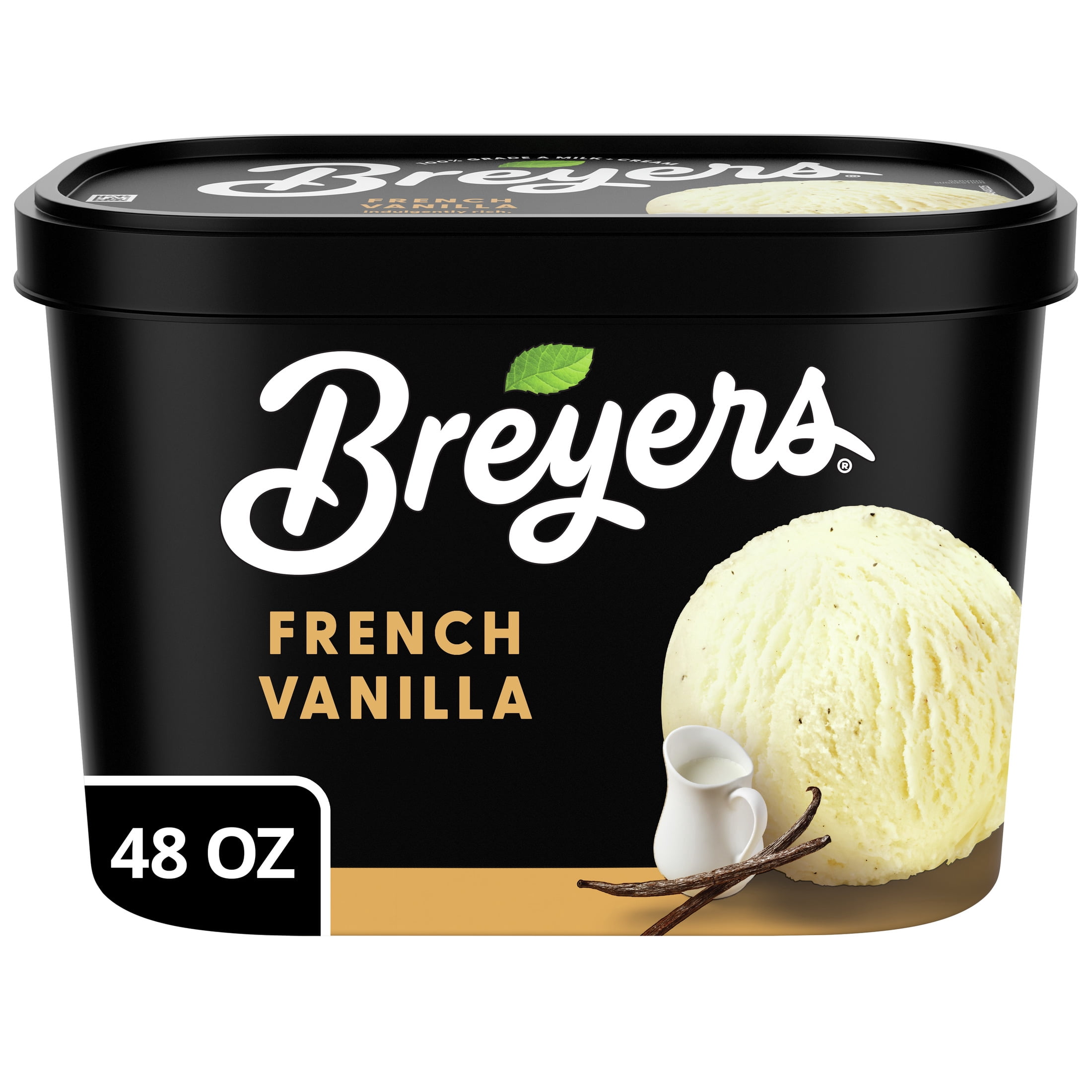 Breyers French Vanilla Ice Cream Frozen Desserts, 48 oz