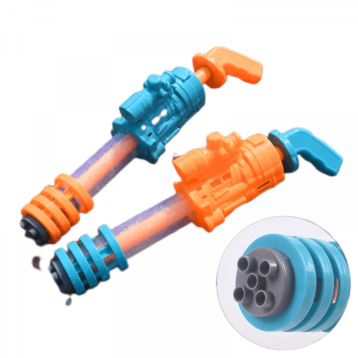 2PCS Super Soaker Long Range Water Gun Pool Party Game Set Big