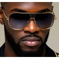 thumbnail image 5 of Style Men's Pilot Sunglasses Outdoor Driving Sun Glasses Aviator Eyewear Lentes, 5 of 11