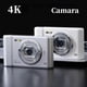 thumbnail image 3 of 4K Digital Camera HD Photography Travel Selfie Camara white, 3 of 5