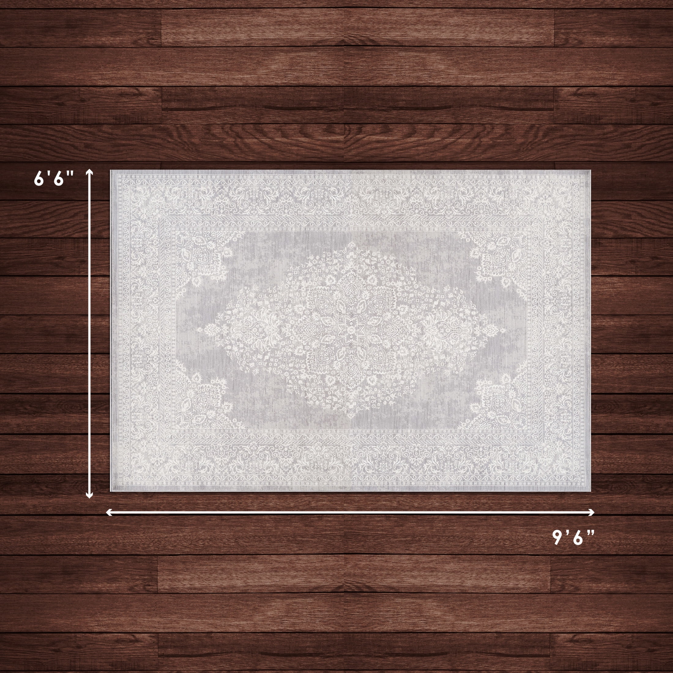 CHI Avon Grey 6'6" x 9'6" Area Rug