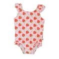 thumbnail image 1 of ZOOCCHINI - Baby Ruffled 1 Piece Swimsuit -Strawberry 12-24M, 1 of 3