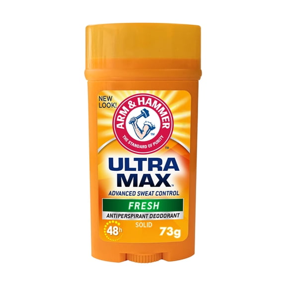 Arm & Hammer Ultramax Desodorante en Barra, Fresh 73 g. Reduce la Transpiración y el Mal Olor. Antitranspirante Invisible con 48 Hrs de Protección