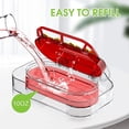 thumbnail image 4 of Comederos para pájaros para ventanas, comederos para pájaros con ventosas fuertes, comederos para colibríes con 4 puertos de alimentación, paquete de 2, 4 of 5