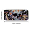 thumbnail image 5 of ONETECH Skull Mushrooms Psychedelic Art Square Floor Mat - Outside Entry Yard Floor Patio Mat - Burlap Felt Mat for Home Entrance 19.68*47.24 in, 5 of 6
