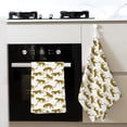 thumbnail image 4 of Sikiie Leopard Print Waffle Weave Kitchen Dish Cloth,Super Absorbent Kitchen Dish Towels 16*26 Inches for Dish Rags Washing Dishes, Drying Dishes, 4 of 7