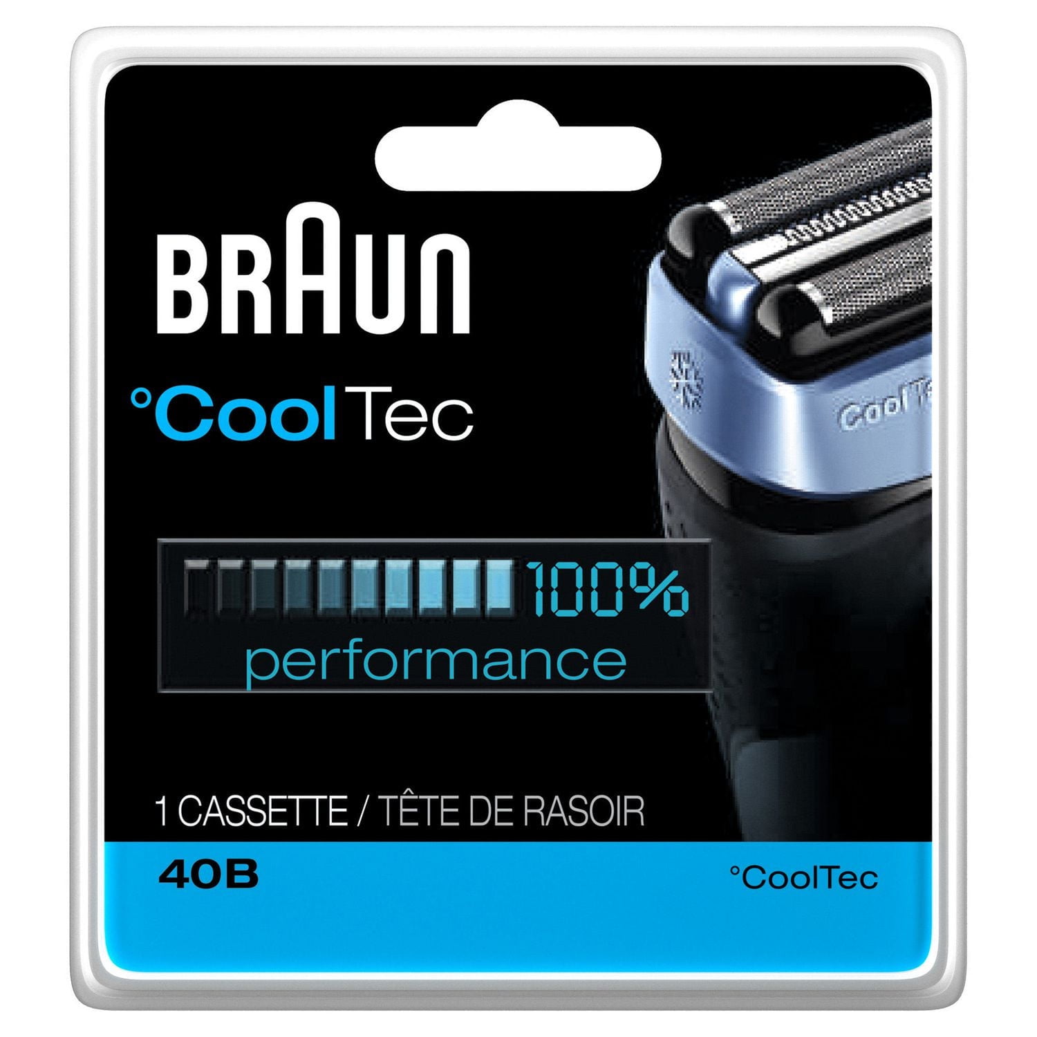 Braun Combi 40B Foil and Cutter Replacement Pack, 1 Cassette
