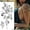 H H, variant on ZZwxWA Online Shopping Sketch Tattoos Stickers Abstract Stickers Rose Flowers