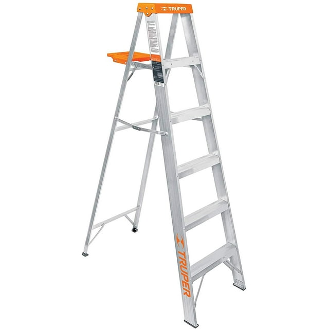 Escalera de tijera Tipo II Truper EST-26 6 escalones con bandeja