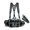 Black with straps, variant on Portable Outdoor Sports Waist Pack 5L Waterproof Hiking Shoulder Bag Cycle Camping Travel Men Women Unisex Waterproof Waist Bag