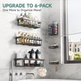 thumbnail image 5 of Rustproof & Waterproof Shower Caddy 6-Pack, No Drilling Adhesive Shelves Rack with Soap Holder, Large Capacity Bathroom Organizers and Storage, Wall-Mounted Kitchen & Home Decor, 5 of 17