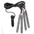 thumbnail image 4 of Luz de pie, 12 V, 4 x 12 SMD, luz de ambiente para automóvil, luz RGB para interior de automóvil, diseño fácil de usar, 4 of 7