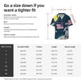 thumbnail image 5 of Pofeuu Astronaut With USA Flag Print Mens Casual Short Sleeve Shirts Beach Summer Spread Collar Pocket Tops Men's Casual Short-sleeved Shirt-XX-Large, 5 of 5