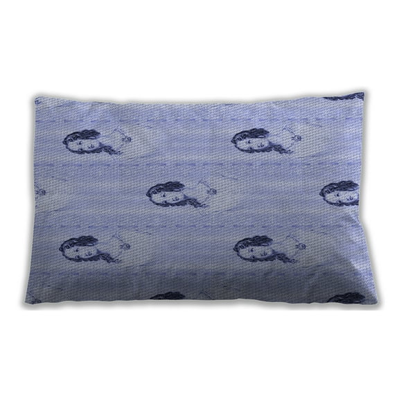 Ahgly Company Outdoor Rectangular Contemporary Lumbar Throw Pillow, 13 inch by 19 inch
