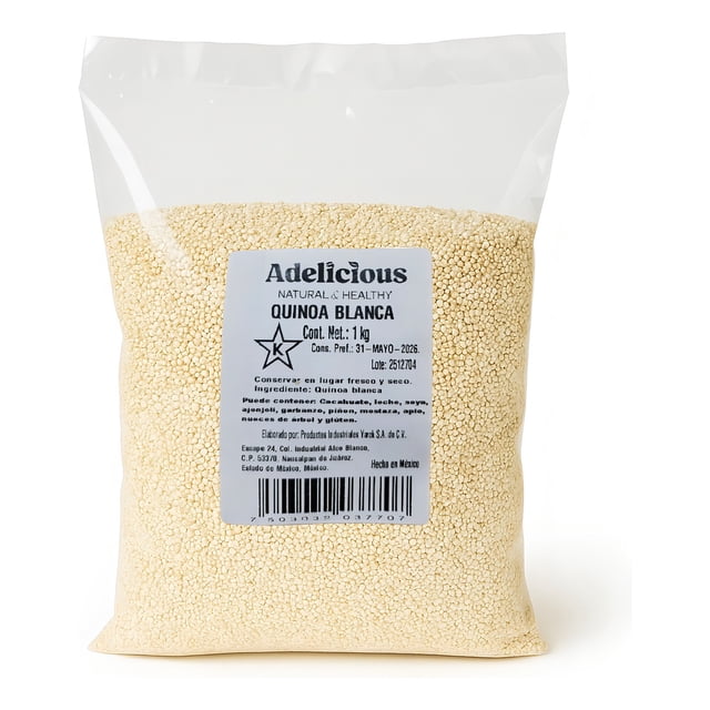 Quinoa Blanca 1kg Premium Natural Alta En Proteina Y Fibra