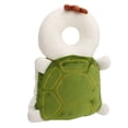 thumbnail image 2 of Mochila protectora para la cabeza de bebé con forma de animal, relleno de algodón PP, almohada de seguridad para caminar para niños pequeños, color tortuga, 2 of 14
