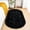 Black, variant on Fluffy Bedroom Rug, Small Oval Area Rugs, White Shag Bedside Carpet for Kids Room Nursery Dorm Cute Fuzzy Indoor Decor for Boy and Girl, 2.6 x 5.3 Feet