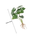 thumbnail image 2 of Moluckfu Planta Artificial Monstera Verde Resistente Y Delicada Para De Escritorio, 2 of 6