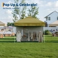 thumbnail image 6 of 10x10 Pop Up Canopy w/ 4 Removable Sidewalls, Heavy Duty Outdoor Tent, 3 Adjustable Heights, Sun Shelter w/ Roller Bag for Backyard, Beach, Sports, 6 of 7