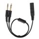 thumbnail image 2 of Adaptador de auriculares Nikou para aviación universal para helicóptero H-GA, 2 of 9
