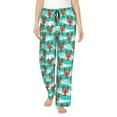 thumbnail image 1 of Fotbe Lobsters Of Turquoise Waves Pantalones de Pijama para Mujer, Pantalones de Dormir, Pantalones Pj con Cordón y Bolsillos-Small, 1 of 6