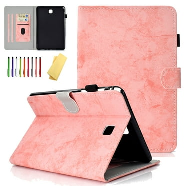 Galaxy Tab A 8.0 SM-T350/P350 Case, Goodest Slim Fit Folio Stand Case Smart Protective Cases and Covers with Auto Sleep/Wake Feature & Card Slots for Samsung Galaxy Tab A 8.0 inch 2015 Tablet, Pink