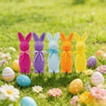 thumbnail image 5 of JHEHF Easter Bunnies Flocked Decorations Garden Stakes 13.77 Inch Easter Rabbit Yard Signs Rustic Farmhouse Holiday Decor for Spring Home Walkway Front Yard Party Supplies, 5 of 8