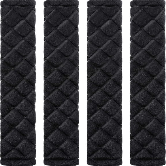 4 Pack Extra Long Car Seat Belt Covers, Super Soft Shoulder Strap Pads, Universal Fit for Most Vehicles, Comfortable Neck & Shoulder Protection