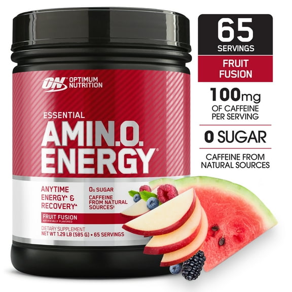 Optimum Nutrition, Essential Amino Energy, Powder, Fruit Fusion, 65 Servings